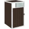 LangRay Maison & Jardin Abri De Poubelle Marron 72x81x121 Cm Acier 2 LangRay Maison & Jardin Abri De Poubelle Marron 72x81x121 Cm Acier -Poubelle Boutique 68150149 1
