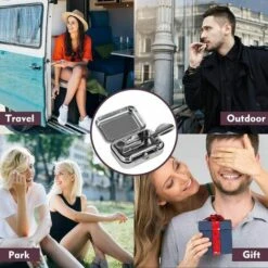 FLYME Cendrier Portable Cendrier De Poche En Acier Inoxydable Mini Cendrier Avec Couvercle Cigarette Cendrier Conteneur Pour Fumer Voyage En Plein Air 11 FLYME Cendrier Portable Cendrier De Poche En Acier Inoxydable Mini Cendrier Avec Couvercle Cigarette Cendrier Conteneur Pour Fumer Voyage En Plein Air -Poubelle Boutique 68199787 5